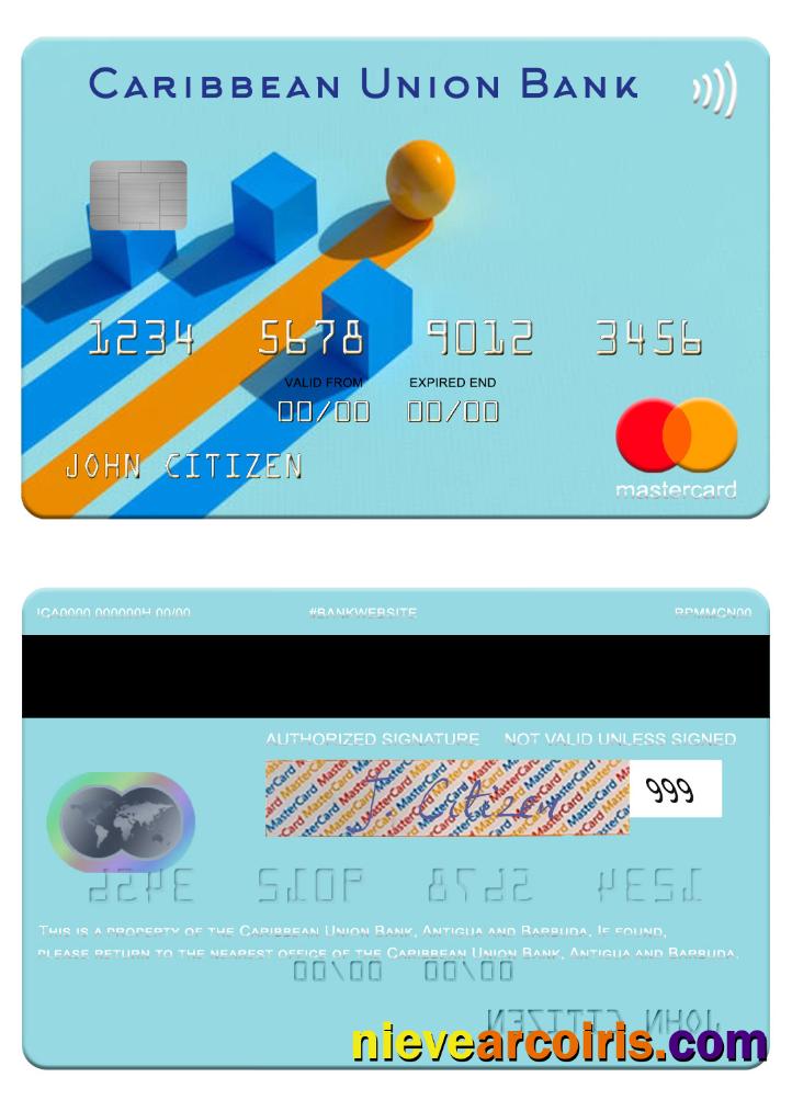 Antigua and Barbuda Caribbean Union Bank mastercard